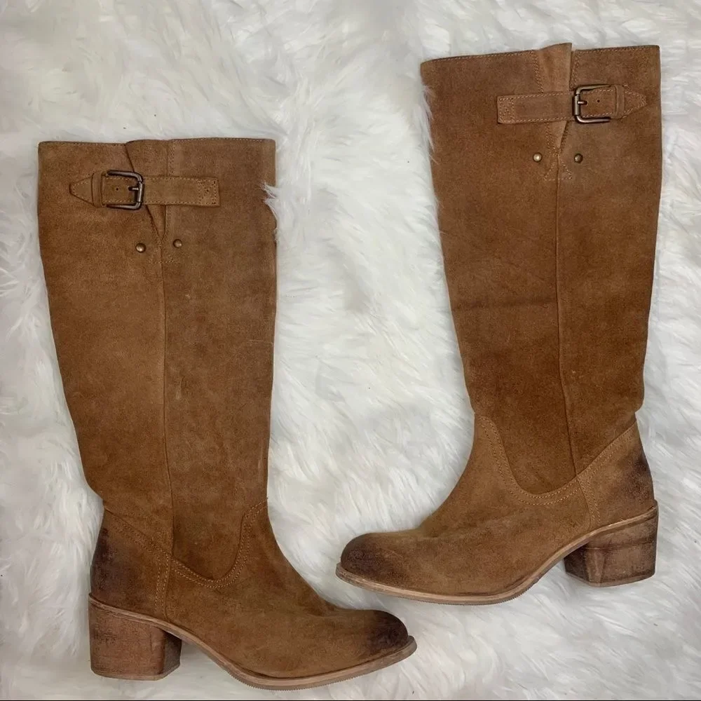 Coconuts by Mattisse Troy Suede Leather Boots